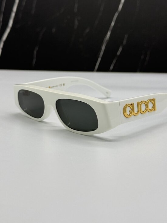 NEW GUCCI GG1771S 002 SUNGLASSES WHITE SQUARE WOMEN GUCCI EYEWEAR main image 9